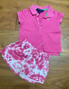Raulph Lauren Polo tshirt + H&M shorts (18-24M)