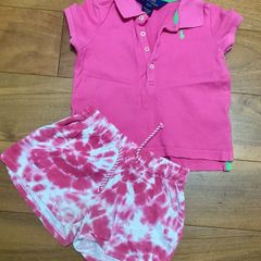 Raulph Lauren Polo tshirt + H&M shorts (18-24M)