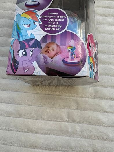 My Little Pony GoGlow Magic Night Light Rainbow Dash Damaged box Please see photos