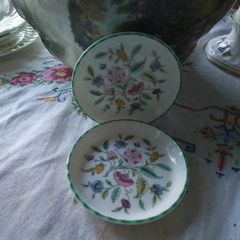 Two Minton Haddon Hall Pin Dishes