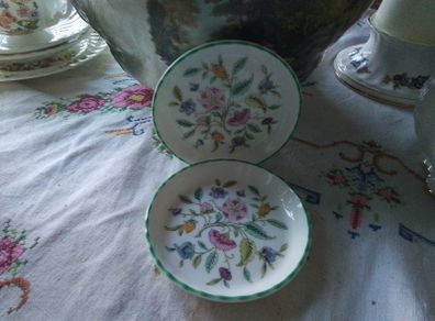 Two Minton Haddon Hall Pin Dishes