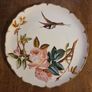 Beautiful Antique Hand Painted China Set Hummingbird Wall Plaques / Plates Image 5