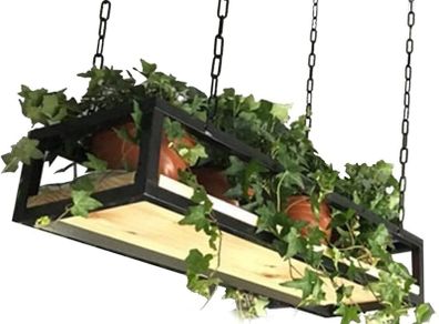 Ceiling Shelf for Flower Pots, Creative Plant Storage Shelf, Floating Shelf, Bar Decoration, Flower Pot Display Stand, Stand for Plant Pots