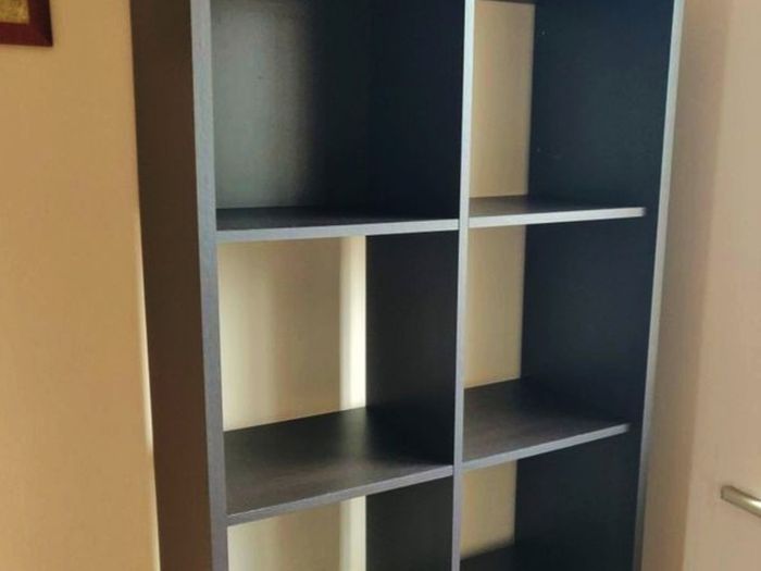 Bookcase with wheels