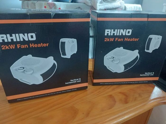 2 KW Fan Heater.( 2 available)
