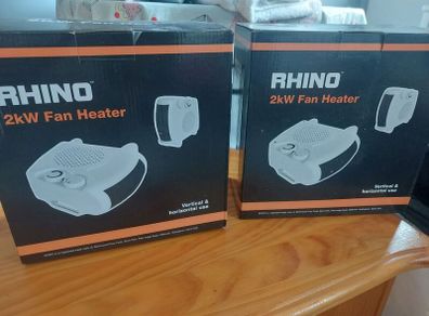 2 KW Fan Heater.( 2 available)