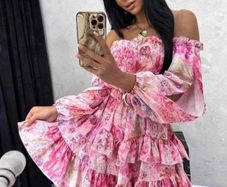 Spanish floral dress  XS-L