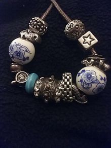 Charm necklace.