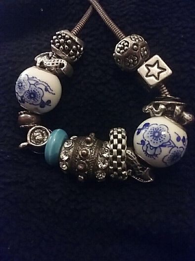 Charm necklace.