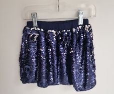 Girls 5-6yrs DUNNES Navy sequin skirt
