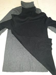 2 x m&s ribbed turtle necks uk 10-12