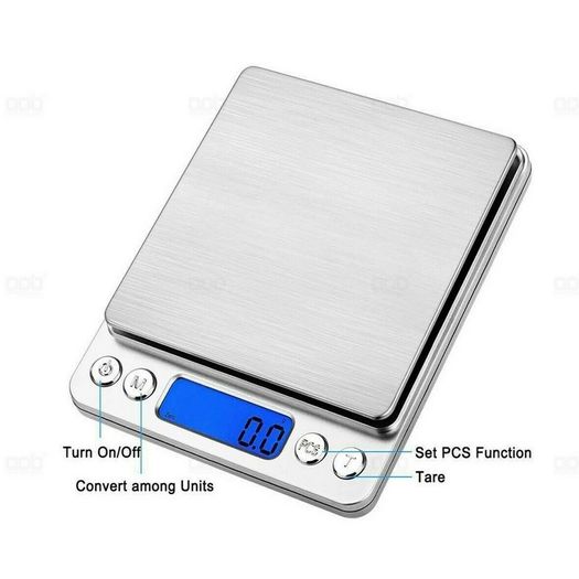Electronic Digital LCD Kitchen Scale Jewellery Precision Scale 3000g / 0.1g
