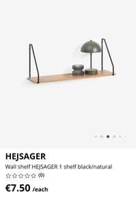 JYSK Hejsager Shelves Set of 3