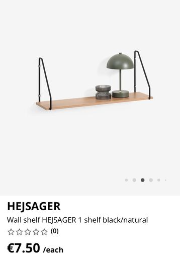 JYSK Hejsager Shelves Set of 3