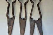 Set of 3 Antique Burgon &amp; Ball Sheep Shears  Vintage Farmhouse Decor