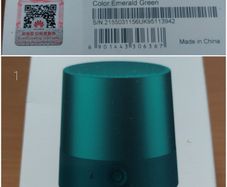 Speakerphone, LED projector, iPhone, headset