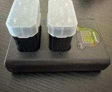 Batteries and battery chargers for Sony cameras or other photographic cameras