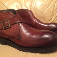 Mens handmade pure leather boots