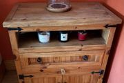 Solid Mexican Pine TV Unit