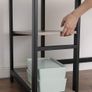 Desk, L-shaped computer desk, corner desk with 2 shelves, space-saving office desk in industrial design, gaming, easy setup Image 3