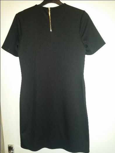 Brand new Atmosphere suede black mini classy dress size UK8 EUR36 Postage included