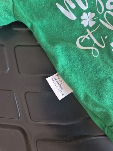 St Patrick's day baby vest