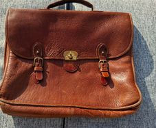 Chesneau leather briefcase bag