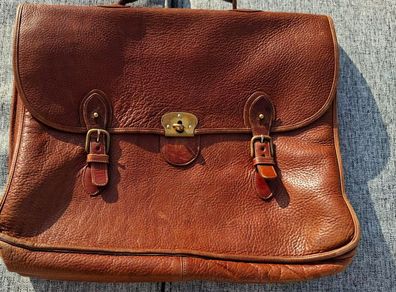 Chesneau leather briefcase bag