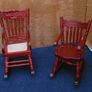Victorian style dolls house furniture - sofa sets - mahogany Image 4