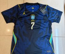 Brazil Jordan Football Away Kit Age 10-11 Vini Jr Jersey & Shorts BNWT
