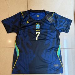 Brazil Jordan Football Away Kit Age 10-11 Vini Jr Jersey & Shorts BNWT