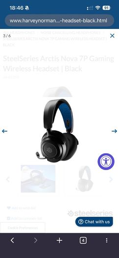 Arctis Nova 7P Wireless PS5 360headphones