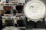 1oz Fine 999 Silver Bullion Star Wars Darth Vader 2026 plus 1 figurine.