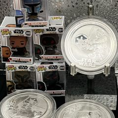1oz Fine 999 Silver Bullion Star Wars Darth Vader 2026 plus 1 figurine.