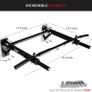 Pull Up Bar Wall Mounted Chin Up Bar Home Gym Punch Bag and TRX Training Hook Exercise Bracket Upper Body Workout Bar Image 4