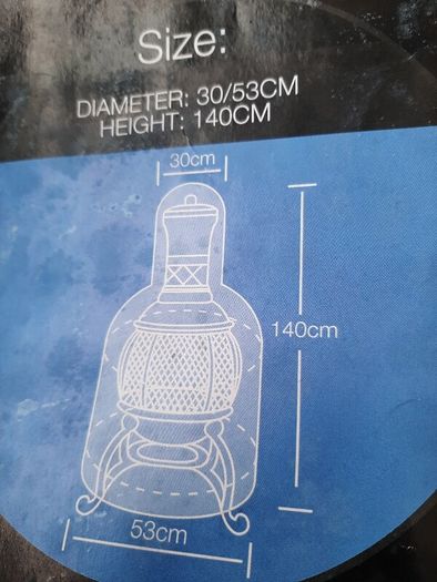 New heavy chimenea cover