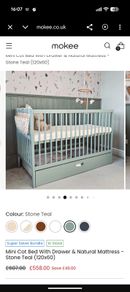 Mokee Mini Cot Bed Bundle (RRP e700)
