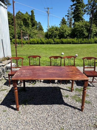 Table and chairs