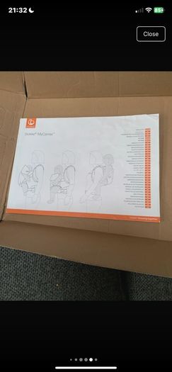 Stokke front and back baby carrier
