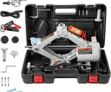 Electric Car Jack 3 Ton 12V Floor Jack, All-In-One Electric Scissor Jack, 120-370/170-420MM Lifting Range Scissor Lift Jack, Automatic Car Repair Tool With Tool Case, For Sedans And SUV Repair (FREE SHIPPING)