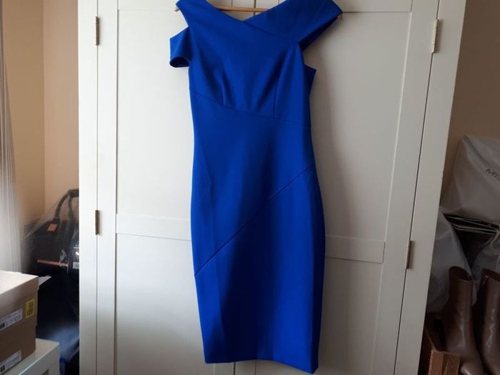 Stunning Ted Baker - Midi Dress - Royal Blue - Size 1 UK 8 - BNWT RRP 200