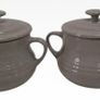 le creuset soup bowls/bean pots grey Image 2