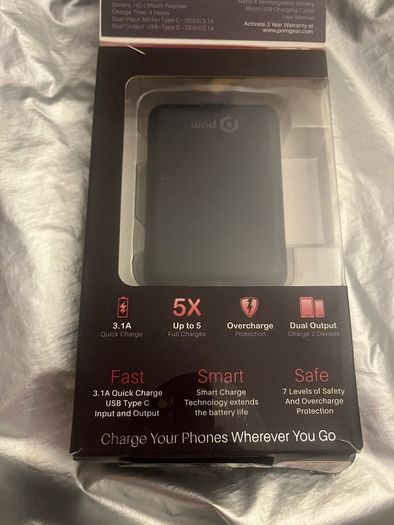Power fast charge Bank 10000mAh Portable  fast Charging Poverbank External Battery Charger Powerbank