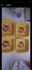 Weetabix 70th Anniversary Square Yellow Cereal Breakfast Bowl