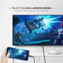 QGeeM USB-C Type (Thunderbolt 3 Compatible) DisplayPort (DP) Female (UHD 4K/60Hz) Gold-Plated/Nylon Braided/Aluminum Alloy Adapter Cable (Brand New/Warranty) Image 4