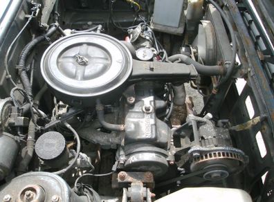 Vintage Nissan Micra K10 Engine