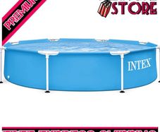 Swimming Pool Metal Frame, 244 X 51 Cm (FREE SHIPPING)
