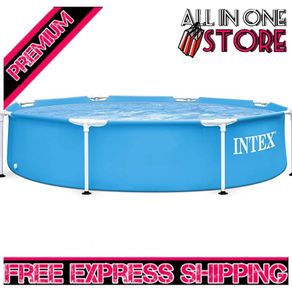 Swimming Pool Metal Frame, 244 X 51 Cm (FREE SHIPPING)