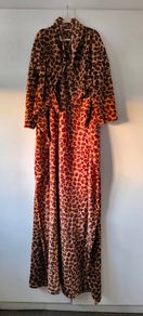 pantera print blanket with sleeves
