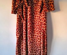 pantera print blanket with sleeves